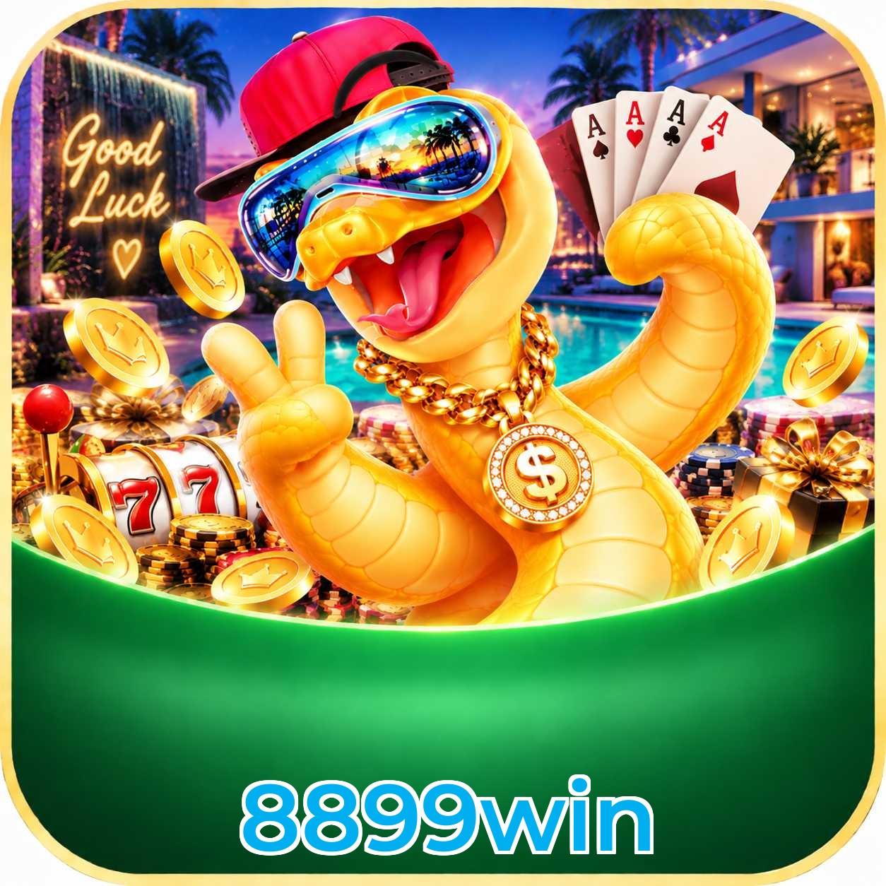 8899win Logo - Bônus com Rollover Justo